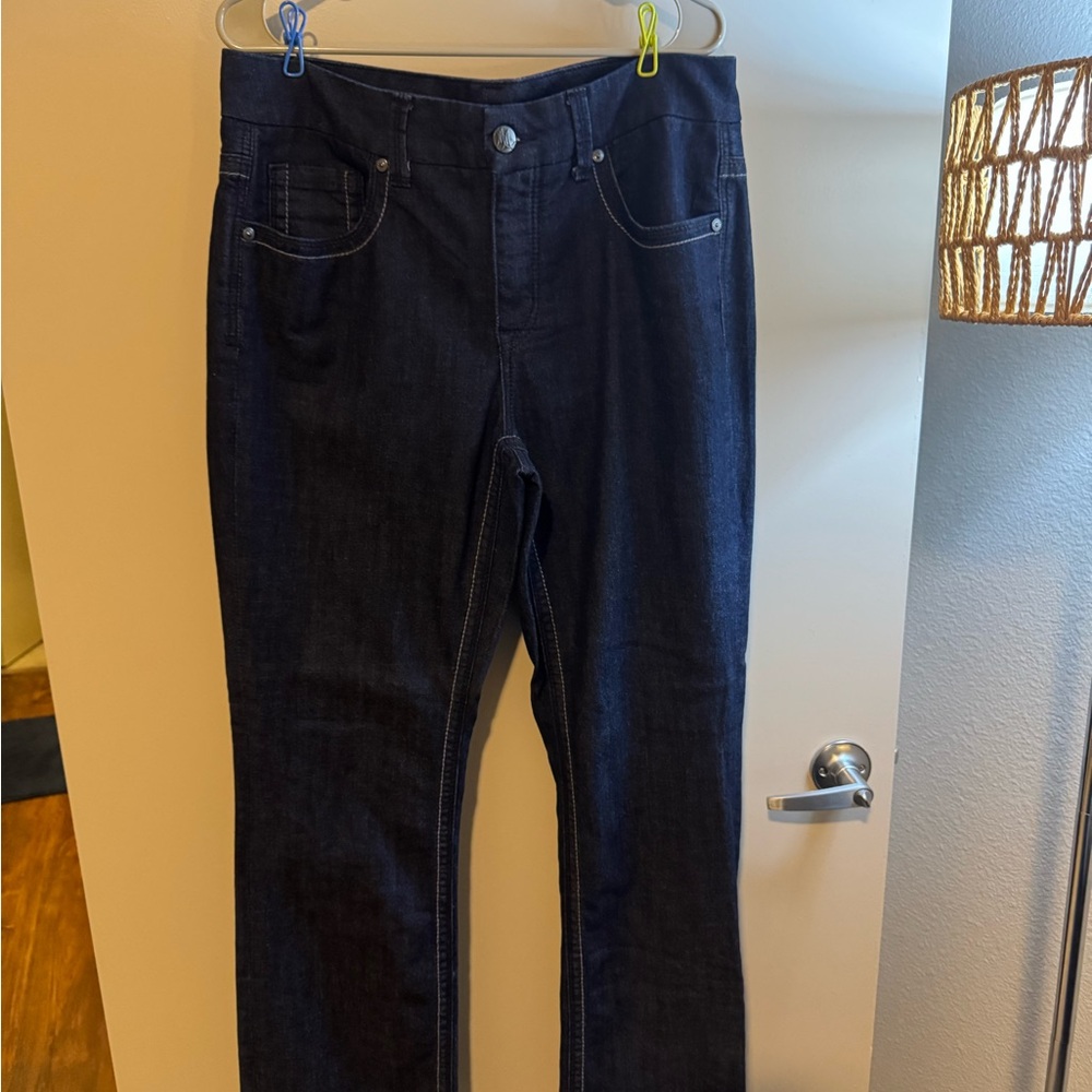 Melissa McCarthy Seven7 Dark Blue Straight Leg Jeans